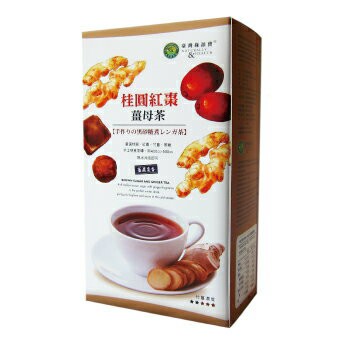 綠源寶   桂圓紅棗薑母茶480公克/盒