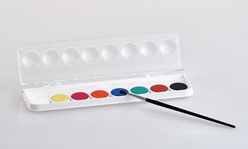 SIMBALION 雄獅 48色粉餅水彩 WCC-48