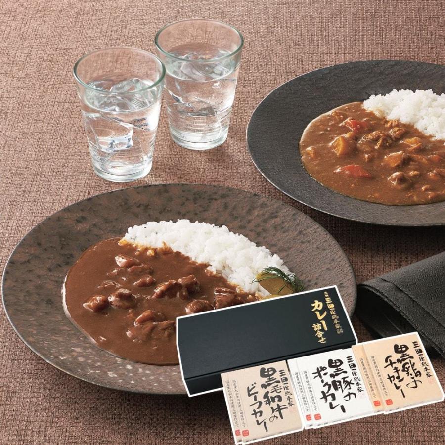 取り寄せ グルメ ギフト カレー 三田屋総本家 カレー詰め合わせギフト 3種