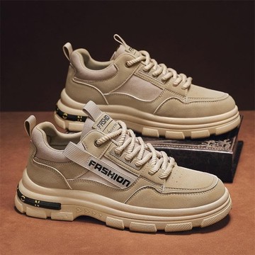 【雲渡小鋪】秋冬 低幫鞋 馬丁 皮靴 時尚 工裝靴 男鞋 休閒 機車 韓版 勞保 鞋子