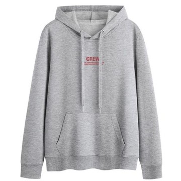 薄款衛衣女2025新款春秋韓版寬松印花加絨洋氣上衣灰色運動外套潮