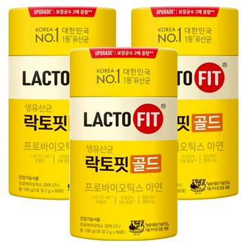 Chong Kun Dang 鍾根堂 LACTO-FIT 益生菌  2g  3個
