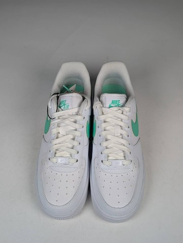 微瑕疵-雙腳泛黃汙漬 315115-164/7.5 NIKE AIR FORCE 1 AF1 TIFFANY 薄荷綠