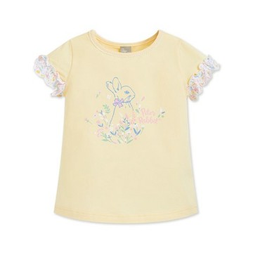 輕快比得蕾絲滾邊領短袖上衣 (吸濕排汗+抗UV)