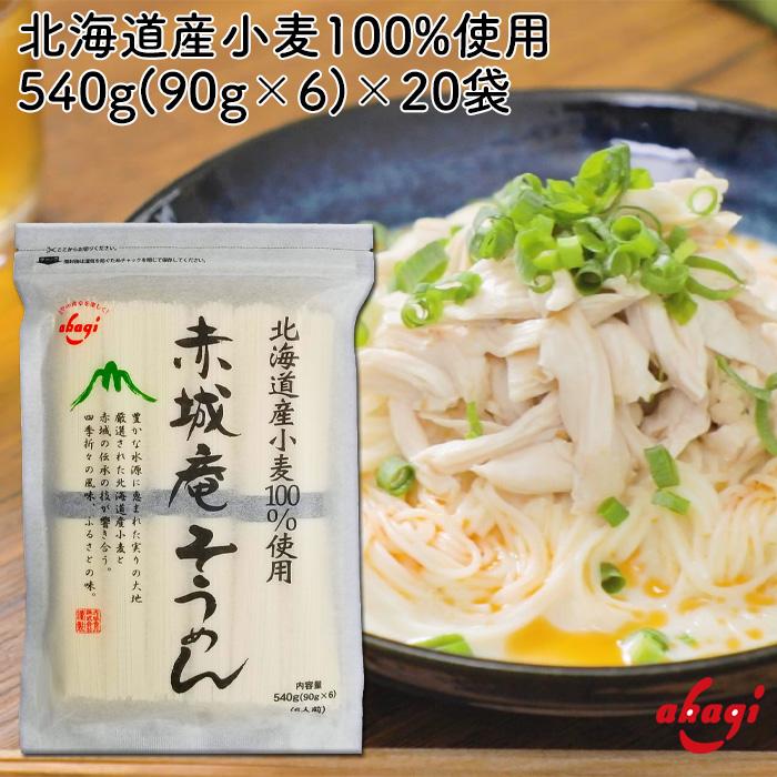 赤城食品 赤城庵そうめん540g 20入