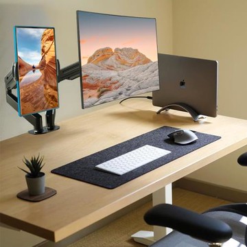 平板ipad手機電腦夾具VESA面板連接顯示器支架通用夾頭5-14英寸