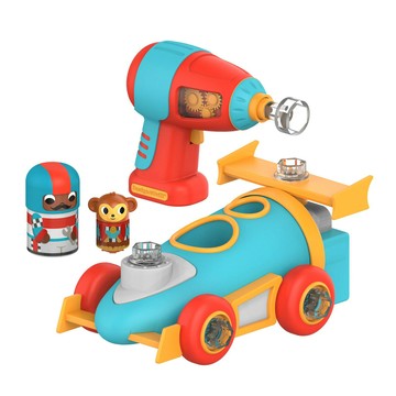 【 Educational Insights 美國兒童益智桌遊 】Design & Drill天才工程師 方程式賽車  東喬精品百貨