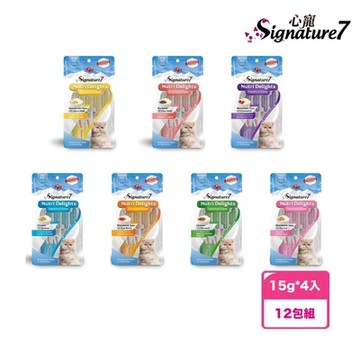 【Signature7 七味賞】心寵 貓肉泥 15g*4入(12入組)