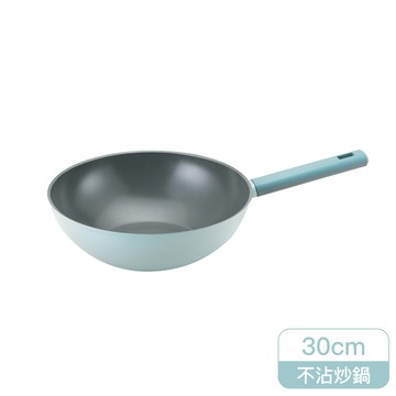 樂扣樂扣 ECOBLUE鍛造陶瓷不沾IH炒鍋 30cm