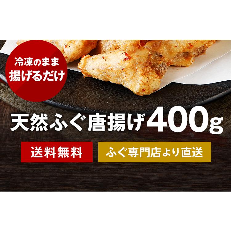 ふぐ 博多 天然ふぐ唐揚げ セット 400g お歳暮 ギフト 送料無料 からあげ プレゼント 贈り物 食品 お取り寄せグルメ 海鮮 高級 [冷凍]