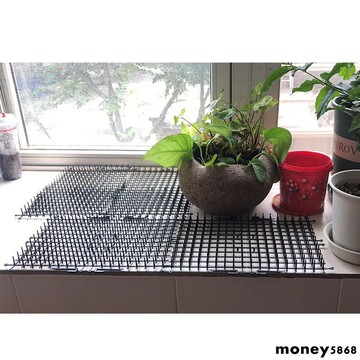 花架 爬藤架 園藝用具 陽臺防貓刺網花盆防貓防墊圍墻壁掛平鋪防貓網家庭防護用品全館免運價格下殺