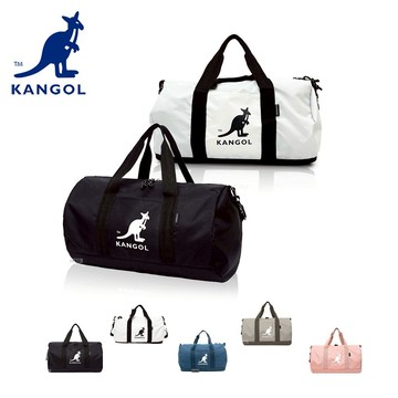 KANGOL 英國 袋鼠 乾溼分離圓筒旅行袋 【61251701】 可側背 包包