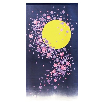 MASA HOME 長門簾  150 x 85cm  月夜櫻花