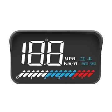 領先者 M7 白光大字體 3.5吋 HUD GPS+OBD2 雙系統多功能汽車抬頭顯示器