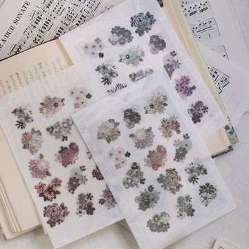 手捏花 - 轉印貼紙