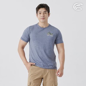 ADISI 男WINCOOL涼感乾爽機能圖T AL2511107 海藍 (M-3XL)｜萊卡 彈性 吸濕排汗 快乾 防曬 抗UV 排汗衣