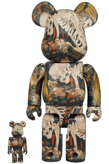 *【BE@RBRICK】 歌川国芳「相馬の古内裏」100% & 400% / 庫柏力克熊