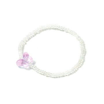[韓國] 透明蝴蝶手鍊 / 3色 / Transparent Butterfly Bracelet