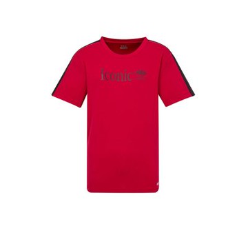 FILA 男吸濕排汗短袖圓領T恤-紅色 1TEA-1302-RD