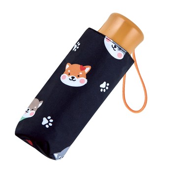 Rainstory - 抗UV手開迷你口袋傘-柴犬樂園-230g