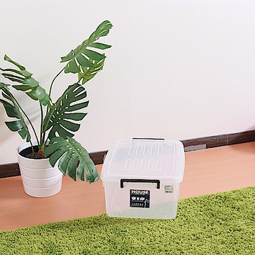 HOUSE好室喵 台灣製 透明萬寶箱(M)33L*3入