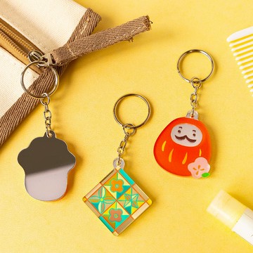 【小鏡子鑰匙圈】美好生活系列 共6款 隨身鏡/化妝鏡