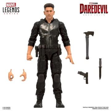 (孩之寶 Hasbro)漫威 夜魔俠重生 Punisher 制裁者 傳奇6吋人物