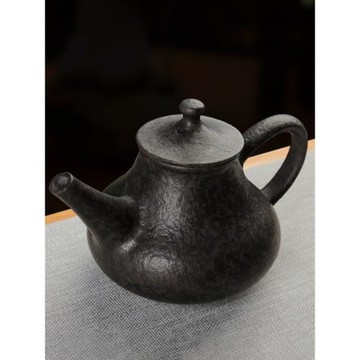 陶立方 冰磧巖茶壺手工打磨石頭壺美人壺泡茶壺泡茶器功夫茶具