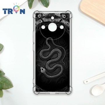 TRON REALME 11 PRO+ 黑白蛇圖騰 四角防摔 軟殼 手機殼