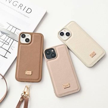 智慧型手機外殼彩色後殼帶銘牌 [簡單姓名雕刻] 智慧型手機肩部暗色姓名標籤零件包括免費姓名雕刻 JE04U