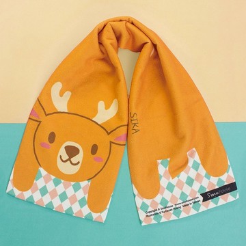 插畫毛巾 : 繽紛世界系列　嘻卡