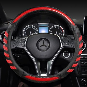 2024年新款軟蜂窩方向盤套四季通用夏季冰絲耐磨防滑汽車把套女士