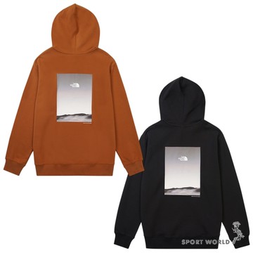 The North Face 北面 連帽長袖上衣 男裝 帽T 橘/黑【運動世界】NF0A8F0QBOE/NF0A8F0QJK3