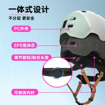 GLAMVILLA頭盔滑板輪滑BMX攀爬自行車頭盔城市休閑運動騎行安全帽