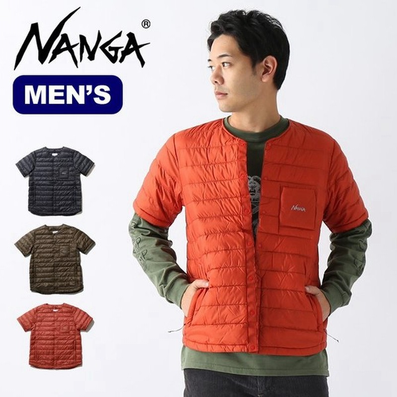 Nanga ナンガ ダウンtシャツ アウター ダウン メンズ インナーダウン 通販 Lineポイント最大0 5 Get Lineショッピング