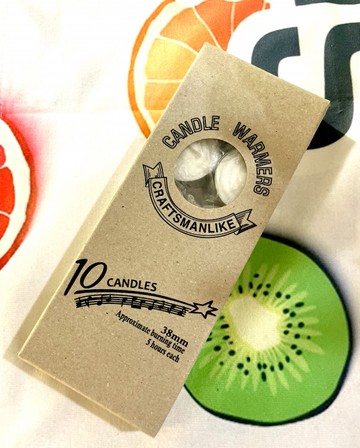 【 台灣MF Candle】日用蠟燭系列-Tea lights小白燭50顆(無香味)