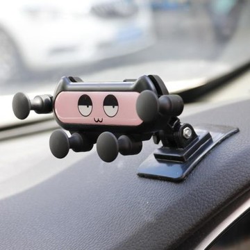 車載手機支架汽車儀表臺重力支駕女可愛車用多功能車上支撐導航架
