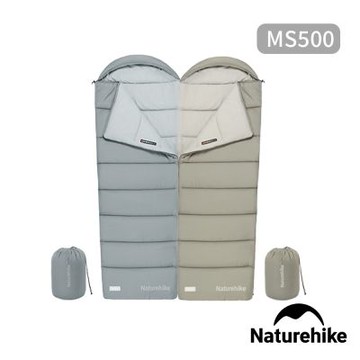 Naturehike MS500可機洗帶帽信封睡袋 WS023(單入賣場)(如需拼接請2色各下單1)