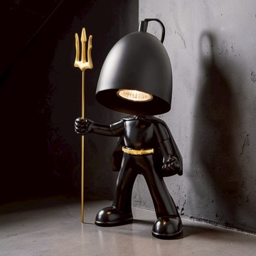 【Rofancy 洛帆晞】可愛卡通香氛定時融蠟燈｜黑武士｜