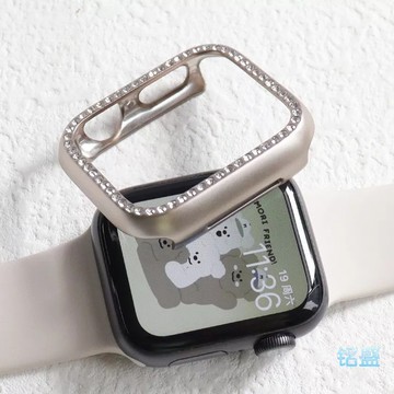 蘋果手錶殼 適用於 Apple Watch 11 10 9 8 SE 全包單排鑽 iWatch10 42mm 46mm