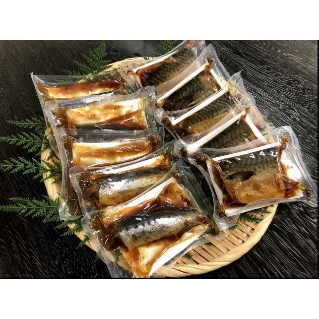 三陸産　いわしの黒酢煮 さばの生姜煮　レトルトパック　5セット入