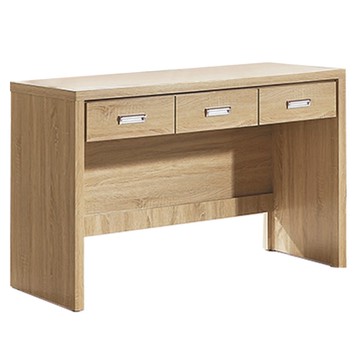 文創集 夏多利4尺三抽書桌(二色可選)-120x56x79cm免組