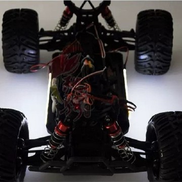 【晶艷夜行】RC模型車燈 攀爬車燈 大腳車燈LED燈條遙控車底盤燈 LED紅黃白綠藍10燈&12燈有雙面膠可直接貼黏