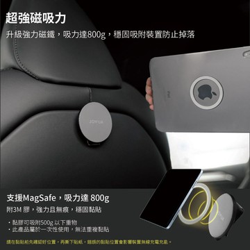 JOWUA 特斯拉 TESLA Model S/X/Y(煥新版)MagSafe磁吸掛鉤(2023+ Model S/X/Y2025+