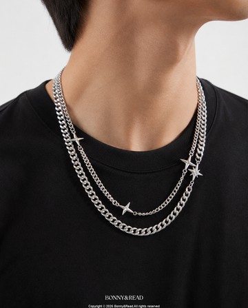 [預購] [鋼飾] 逆光星痕項鍊 / Backlit Star Scars Necklace