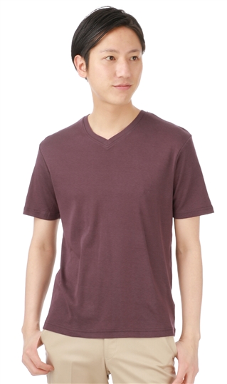 VネックTシャツ【スーピマコットン】 通販 LINEポイント最大2.5%GET ...