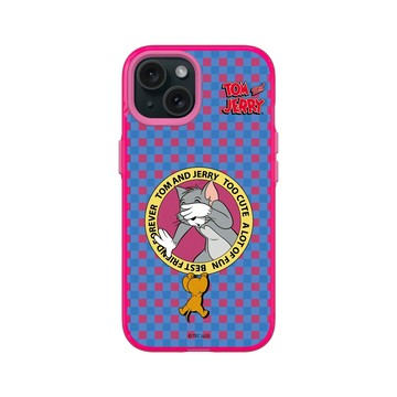 iPhone 15 Clear 粉漾桃 - 湯姆貓與傑利鼠 Tom and Jerry - 傑利鼠在哪?