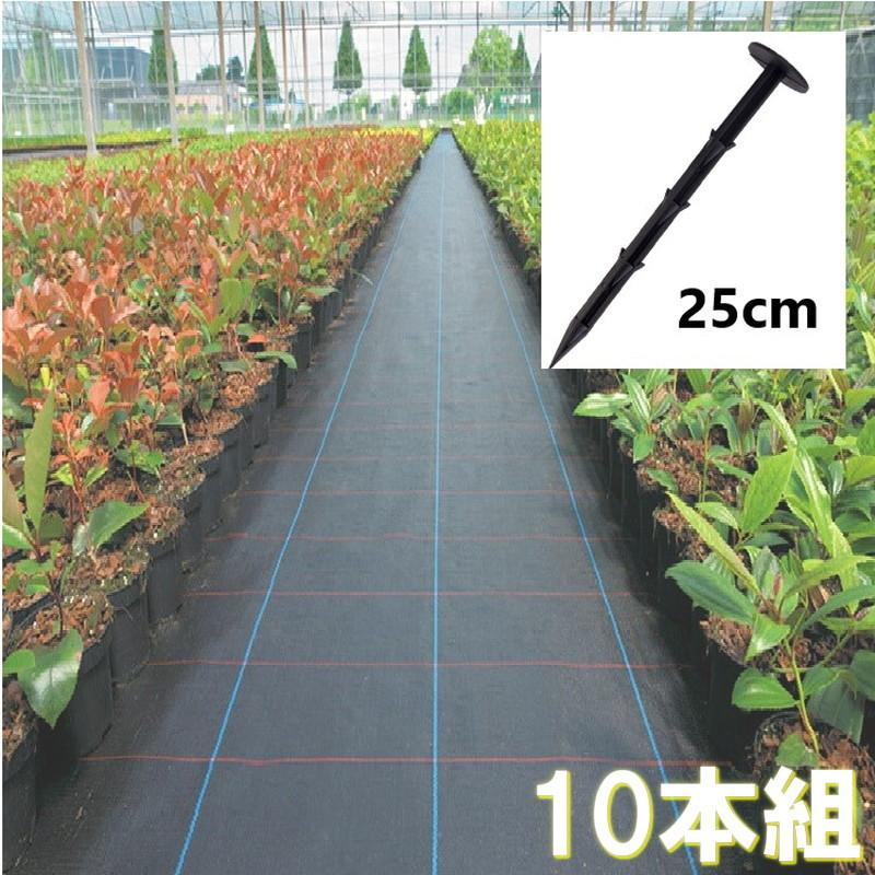 入り 防草シート 固定ピン グリーン 20cm シート固定 PP杭 防風ネット 雑草 防虫 防雨 マット固定 園芸 畑