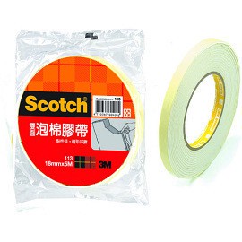 3M 113雙面膠泡棉膠帶 24mm x 5M