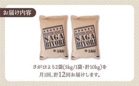 さがびより 白米 10kg（5kg×2袋）特A評価 特A 特A米 米 定期便 お米 佐賀 [HBL043]